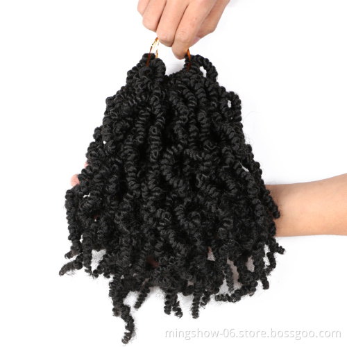 High quality spring twist hair crochet braids small crochet braids passion twist bomb twist hair for black women